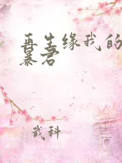 再生缘我的温柔暴君