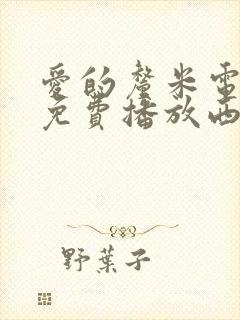 爱的厘米电视剧免费播放西瓜网