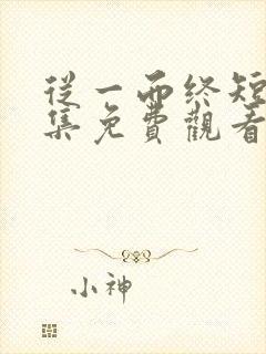 从一而终短剧全集免费观看完整版