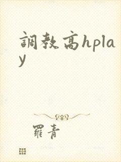 调教高hplay