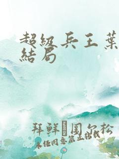 超级兵王叶谦大结局