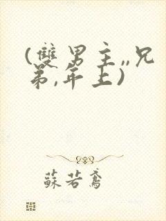 (双男主,,兄弟,年上)