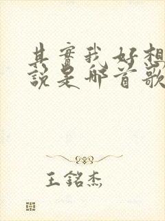 其实我好想对你说是哪首歌的歌词