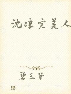 沈浪完美人生