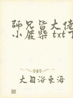 师兄皆大佬唯我小废柴 txt下载