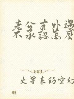 老公有外遇还死不承认怎么办