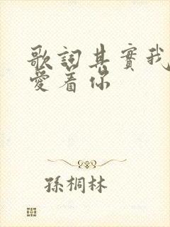 歌词其实我真的爱着你