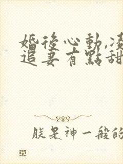 婚后心动,凌总追妻有点甜