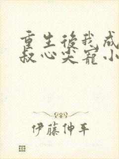 重生后我成了皇叔心尖宠小说