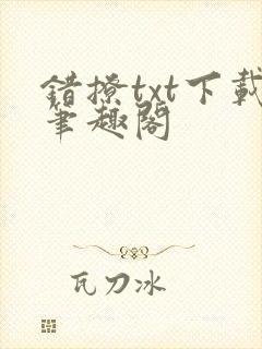 错撩txt下载笔趣阁