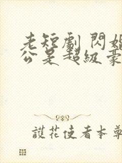 老短剧 闪婚老公是超级豪门