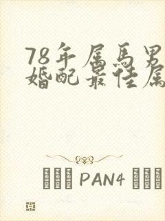 78年属马男人婚配最佳属相