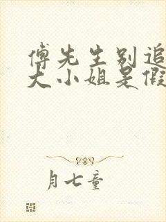 傅先生别追了 大小姐是假的在线观看