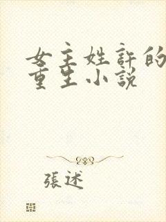 女主姓许的古代重生小说