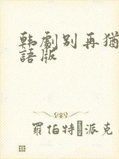 韩剧别再犹豫国语版