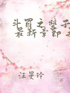 斗罗之双子斗罗 最新章节 无弹窗