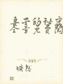 妻子的秘密小说全章免费阅读