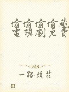 偷偷偷偷藏不住电视剧免费观看