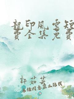 龙印风云短剧免费全集免费播放