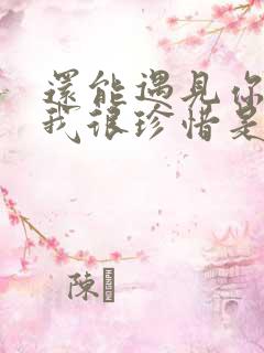 还能遇见你所以我很珍惜是什么歌