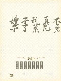 嫂子我真不是傻子了叶凡免费阅读全文小说