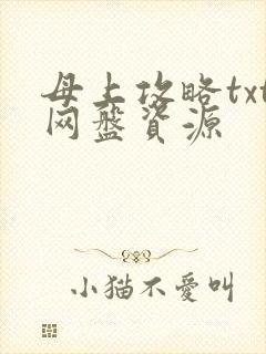 母上攻略txt网盘资源