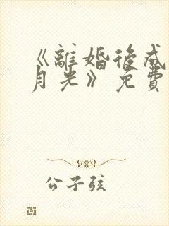 《离婚后成了白月光》免费阅读