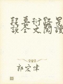 段嘉衍路星辞小说全文阅读免费