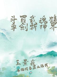 斗罗武魂鹤羽星尊剑斩神界