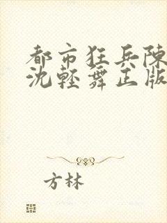 都市狂兵陈六何沈轻舞正版