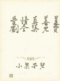 爱情真善美电视剧全集免费观看