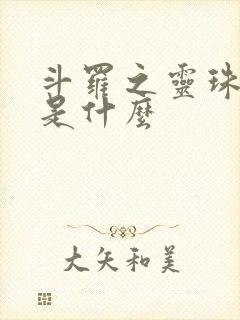 斗罗之灵珠神剑是什么