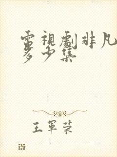 电视剧非凡医者多少集