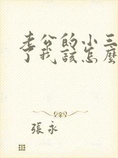 老公的小三怀孕了我该怎么办