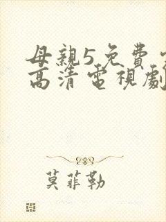 母亲5免费完整高清电视剧hd