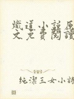 炽道小说原著全文免费阅读