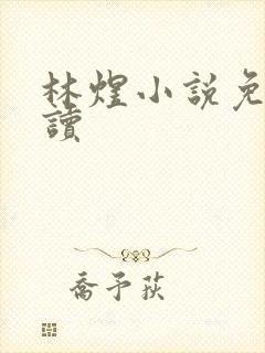 林煜小说免费阅读