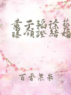 黄子韬徐艺洋被曝领证结婚