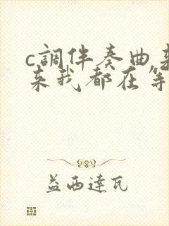 c调伴奏曲来不来我都在等你