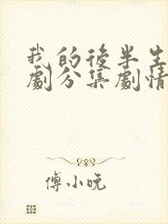 我的后半生电视剧分集剧情介绍