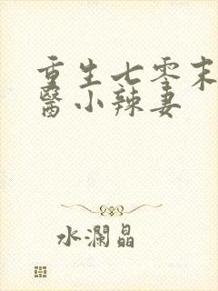 重生七零末:神医小辣妻