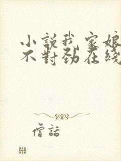 小说我家娘子,不对劲在线阅读