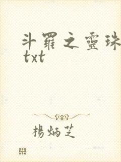 斗罗之灵珠神剑 txt