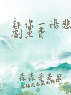 许你一场悲欢短剧免费