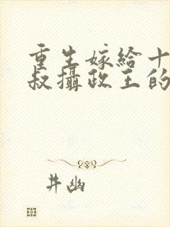 重生嫁给十九皇叔摄政王的小说