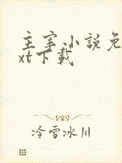 主宰小说免费txt下载