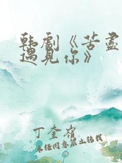 韩剧《苦尽甘来遇见你》