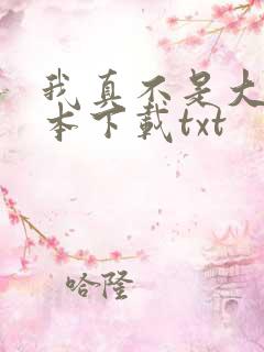 我真不是大佬全本下载txt