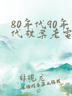 80年代90年代破案老电视剧