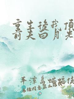 重生后我顶替了前夫白月光电子书txt下载